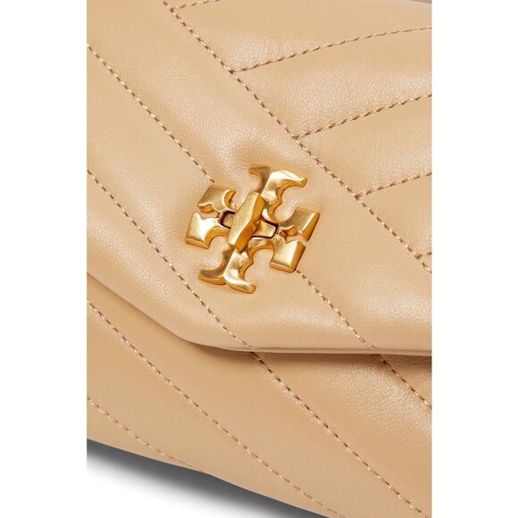 Tory Burch Kira Chevron Chain Wallet, Desert Dune - Picture 4 of 4
